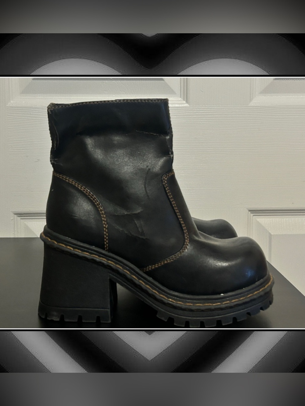 Vintage 90s Chunky Platform Boots
